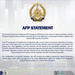 afp statement